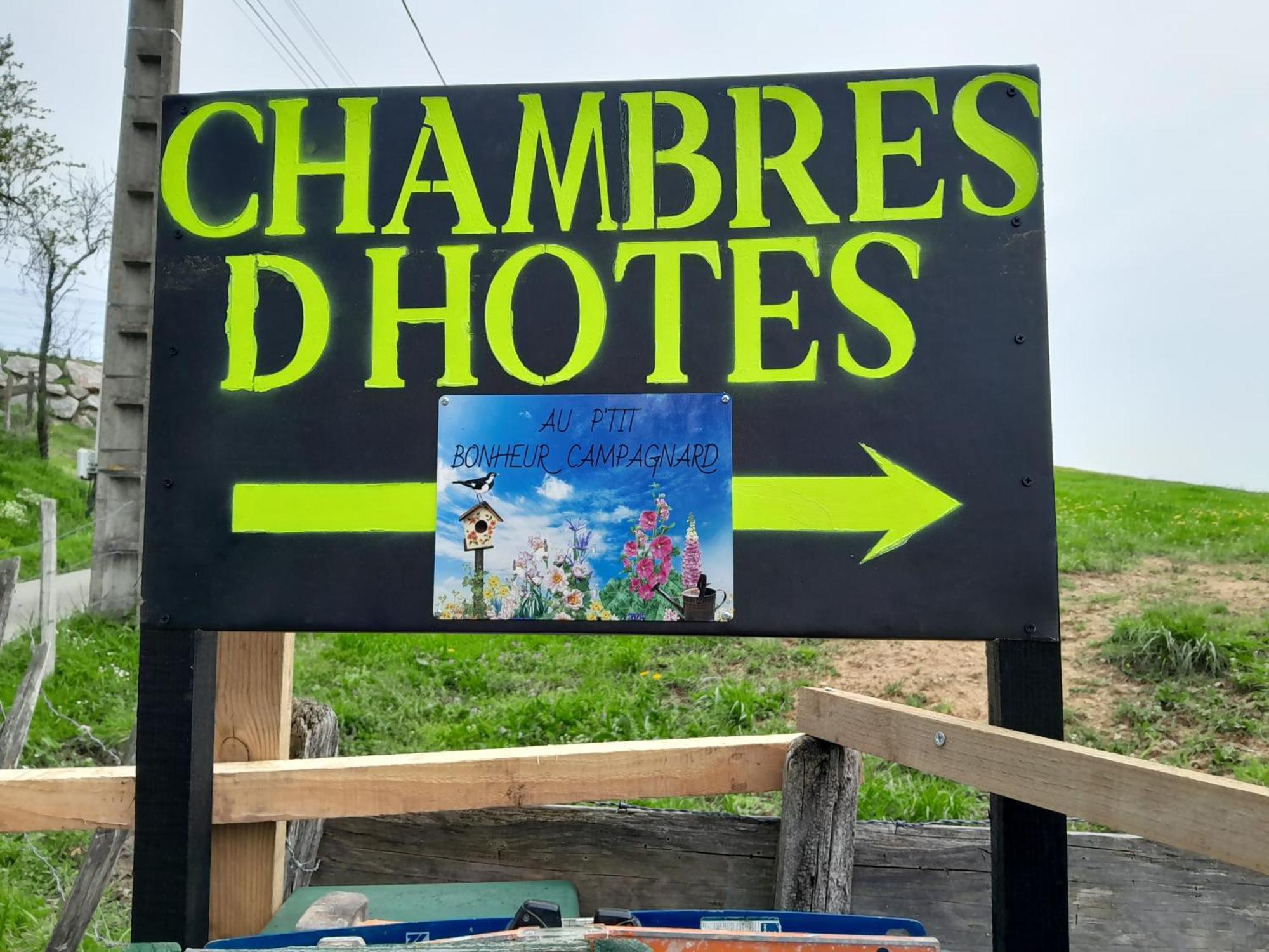 Chambres D Hotes Au P'Tit Bonheur Campagnard Jarnosse Bagian luar foto